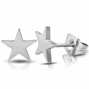 Vyriški žvaigždės formos auskarai "AU121"